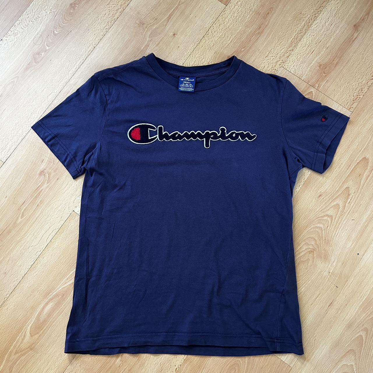 Champion logo t-shirt. Great condition champion... - Depop