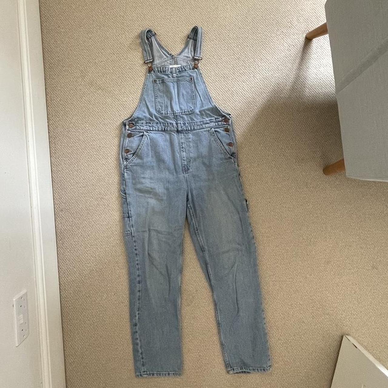 Monki blue denim dungarees - the easiest most comfy... - Depop