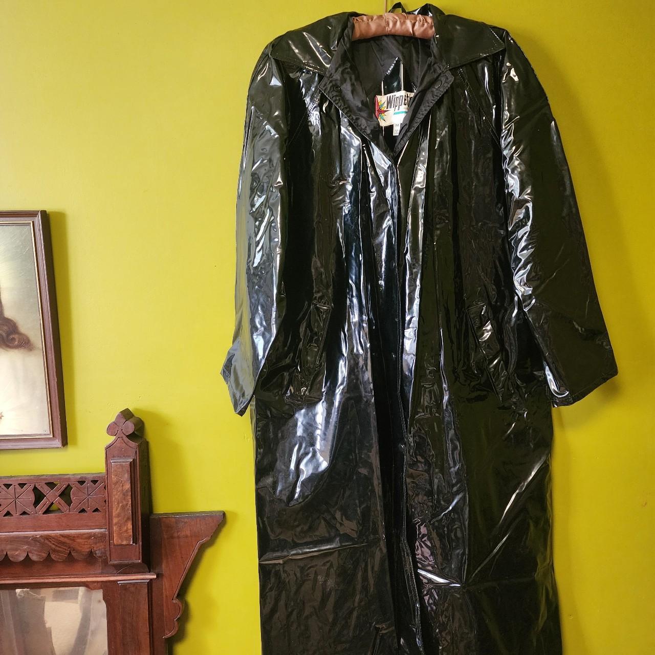 Vinyl Raincoat Vintage Plastic Raincoat Vintage 90s Pink Sheer