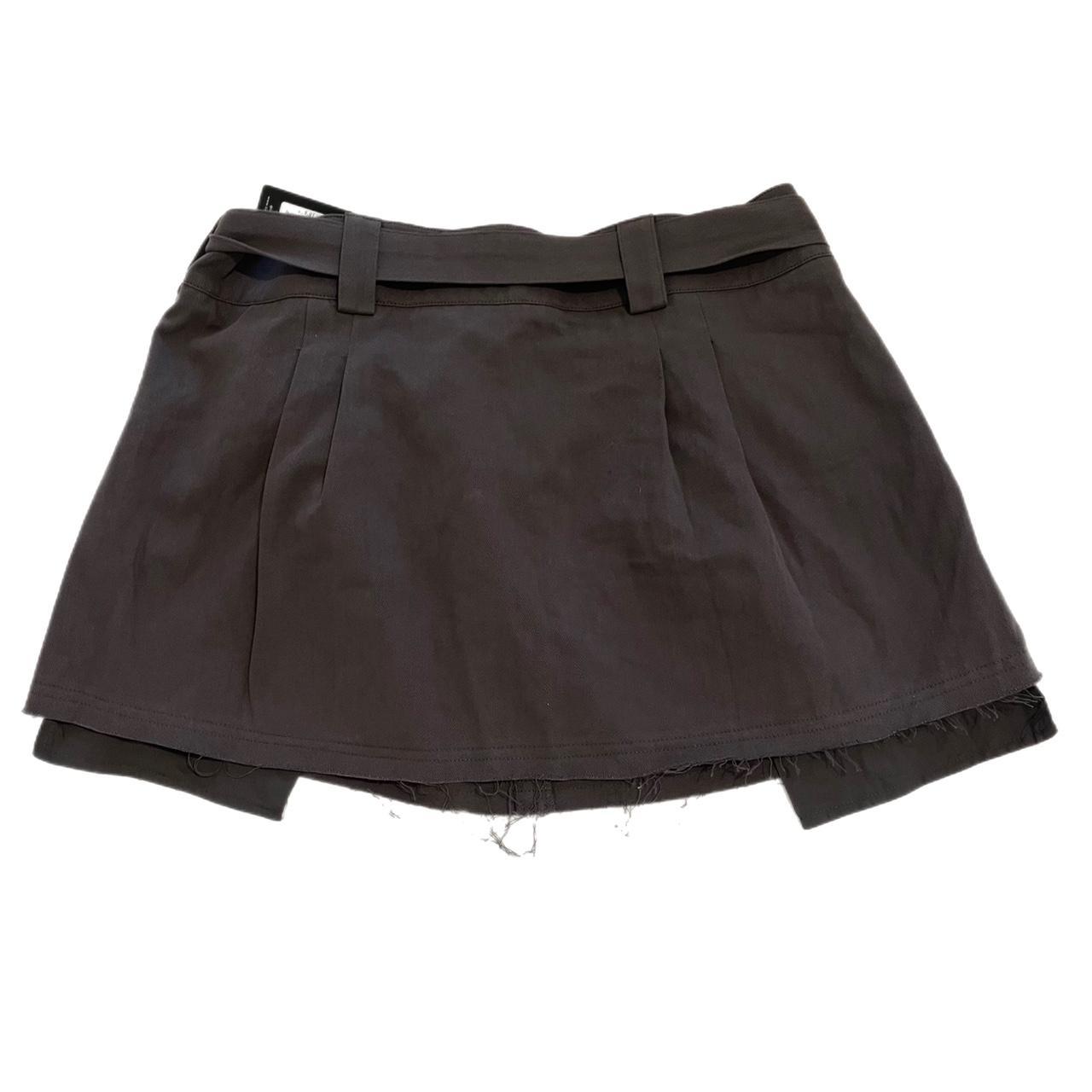 Lioness mini skirt in slate grey colour Super... - Depop