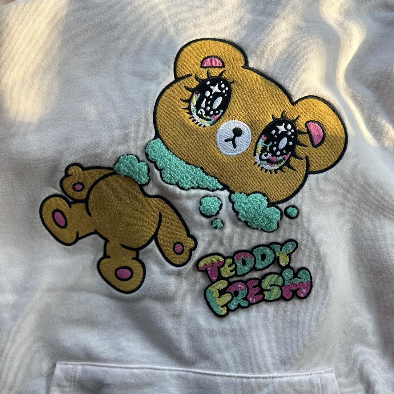 Teddy Fresh x Yurie Sekiya Pink Hoodie Super cute | Depop
