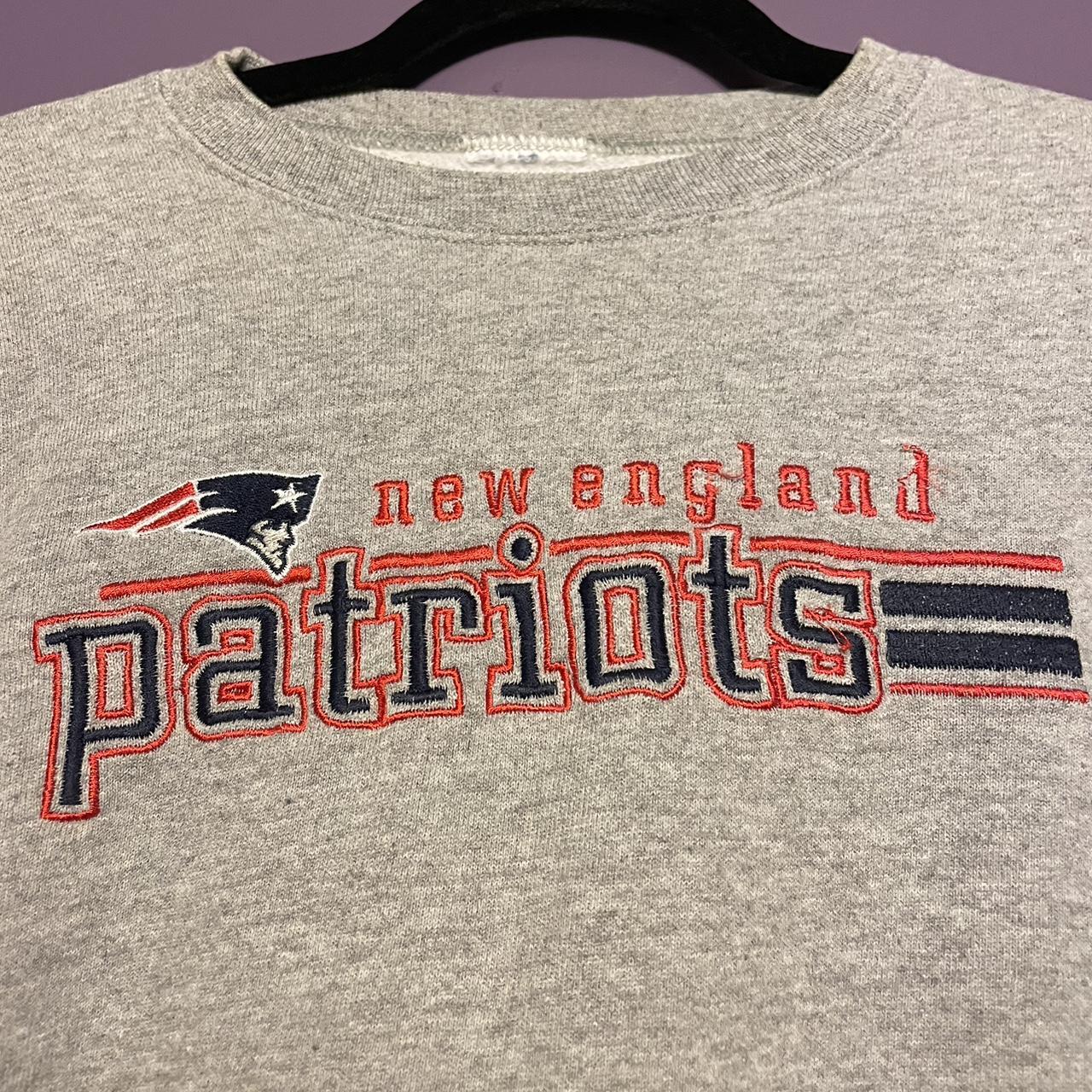 Vintage New England patriots Crewneck Cut tag Fits - Depop