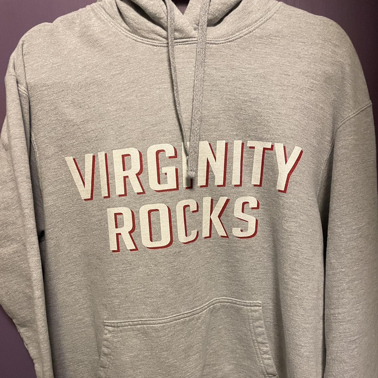 Grey virginity rocks discount hoodie