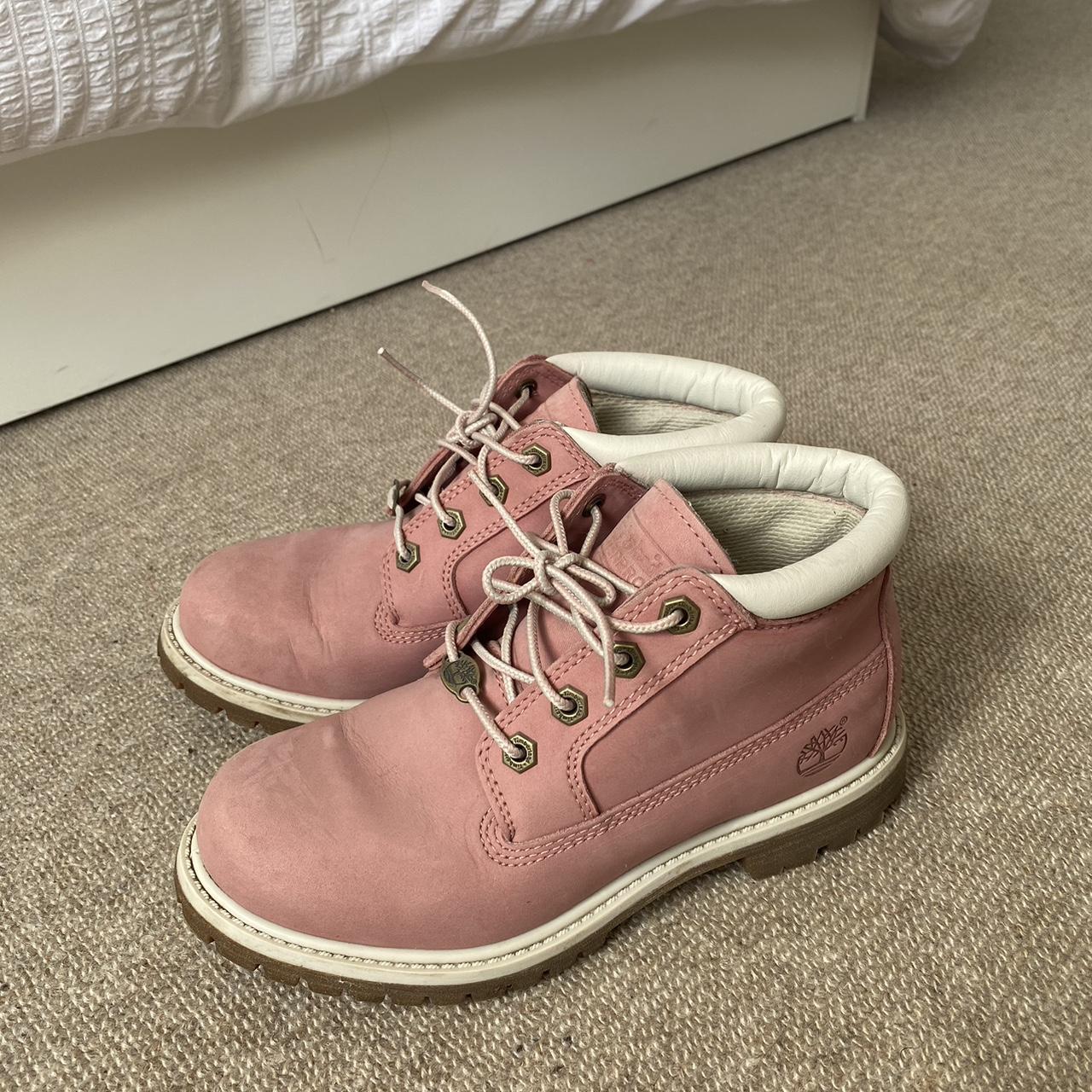 Pink timberland boots canada online