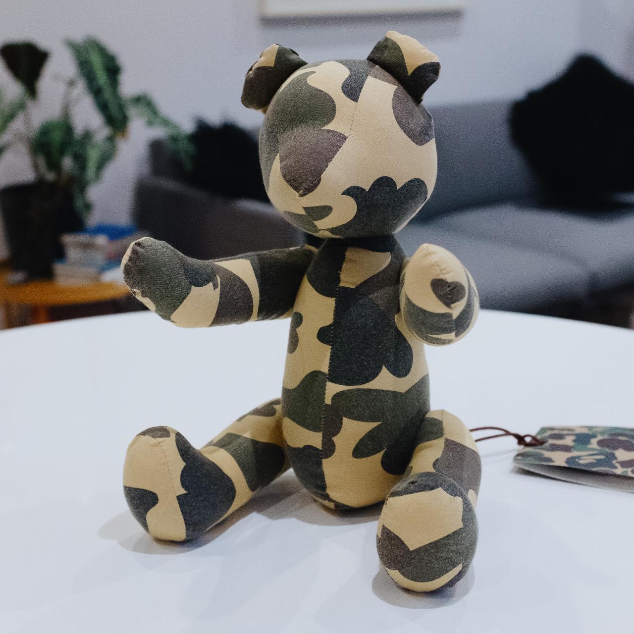 BAPE 1st Camo (Yellow) Teddy Bear. From BAPE Spring... - Depop