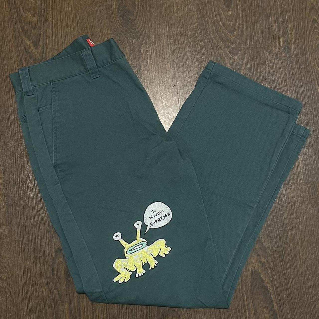 SUPREME DANIEL JOHNSTON PANTS SS20, WORN A HANDFUL OF...