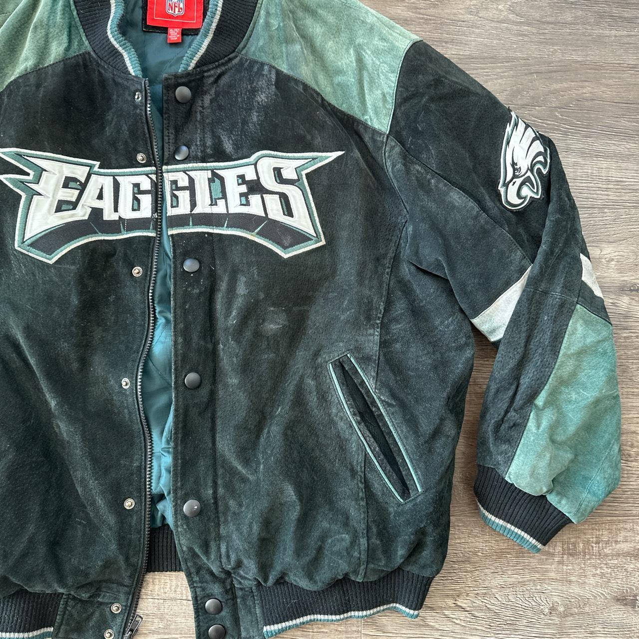 Mitchell & Ness Philadelphia Eagles Black Satin - Depop