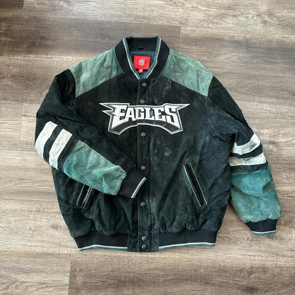 Mitchell & Ness Philadelphia Eagles Black Satin - Depop