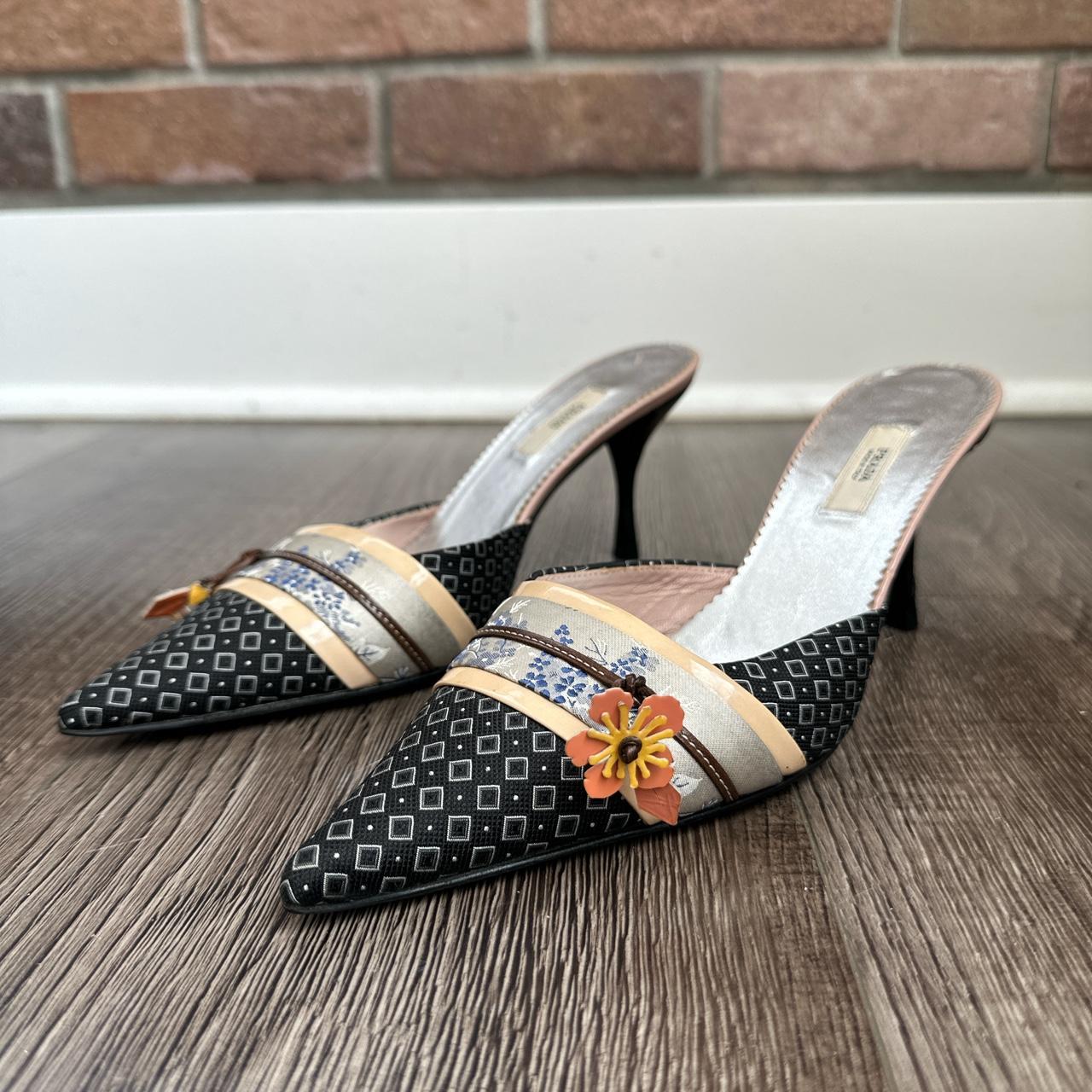 Prada chunky black leather boots from fw 1999 , | Depop
