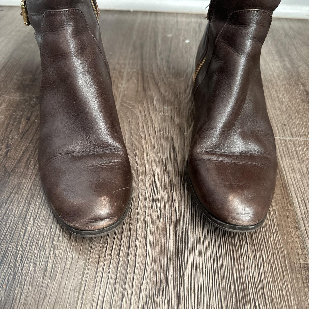 Michael kors brown riding boots on sale