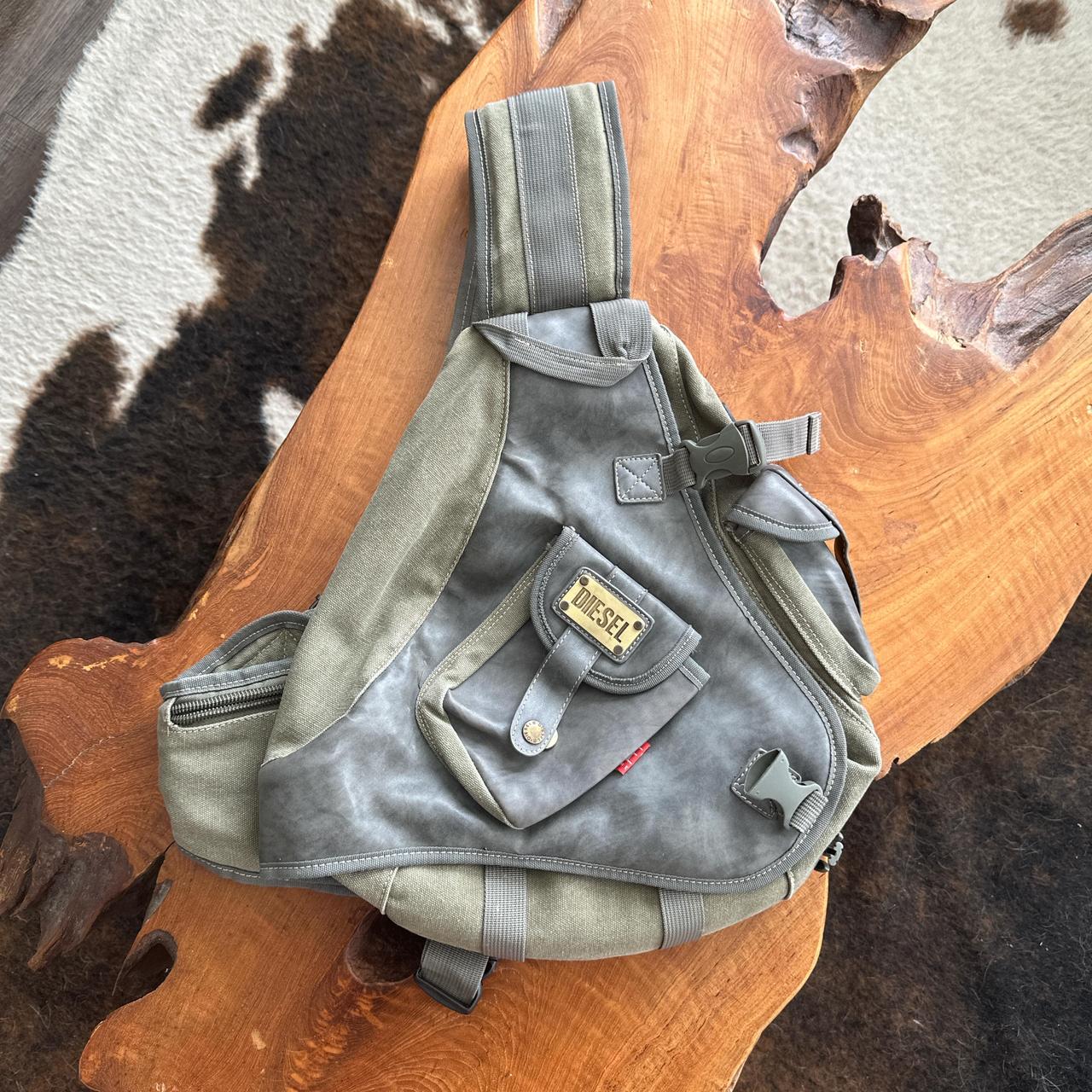 バッグ archive diesel leather waist bag purple archive diesel leather waist bag purple