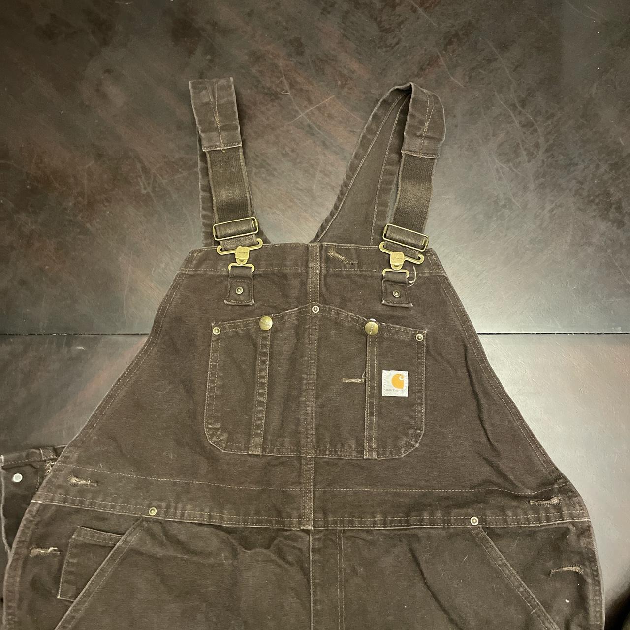 Women’s Carhartt Bibs Size XL short however still... Depop