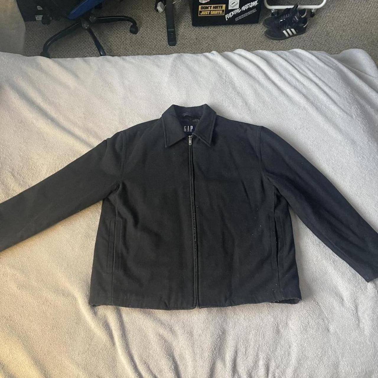 Black gap jacket. Nothing wrong with it just not my... - Depop