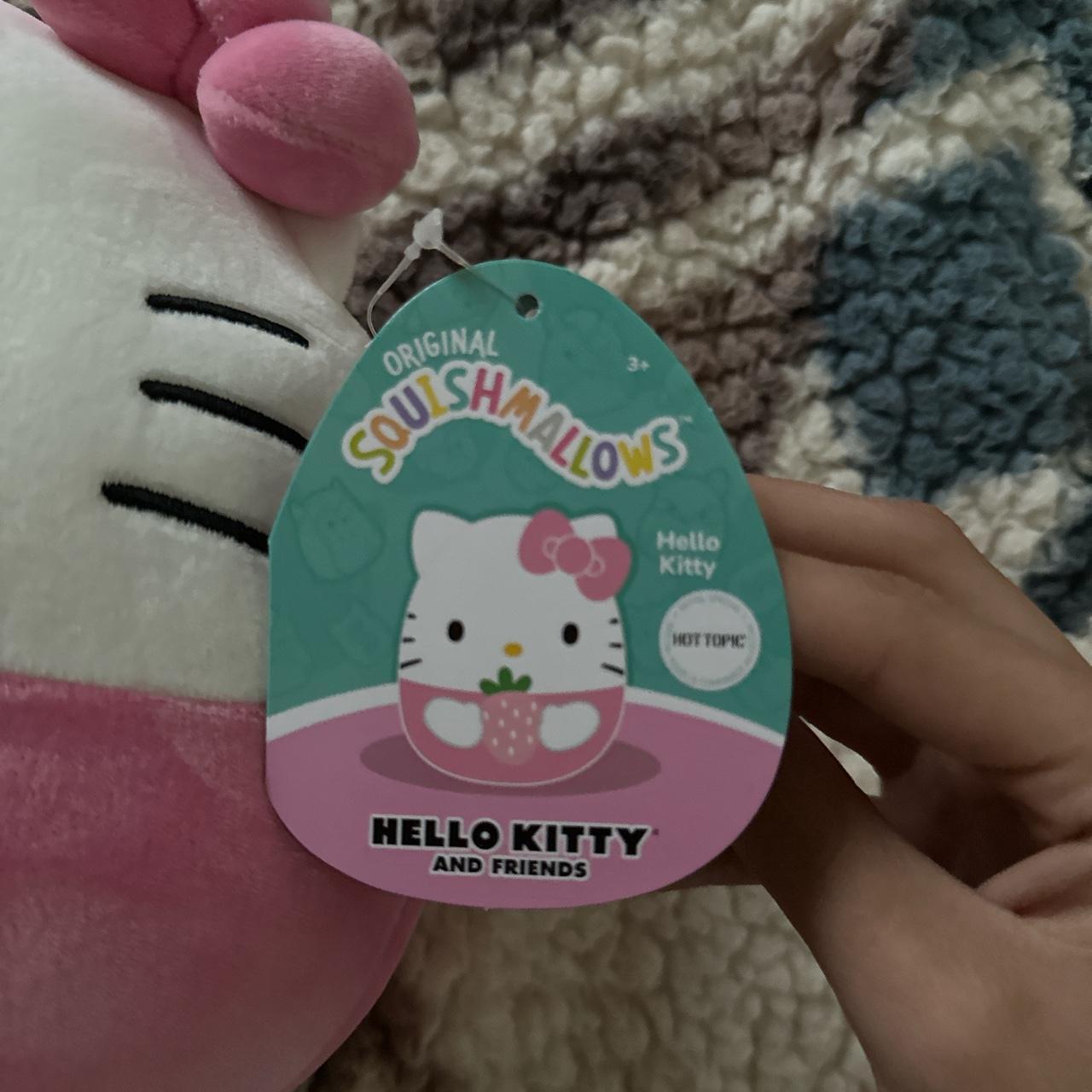 Squishmallows Hello Kitty Strawberry Plush Hot Topic Exclusive