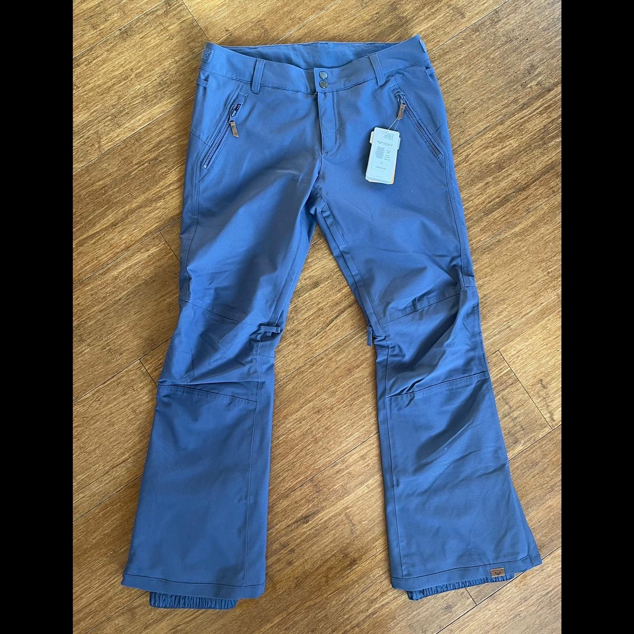 ROXY BACKYARD BLUE SNOW PANTS FOR WOMEN Features - Depop