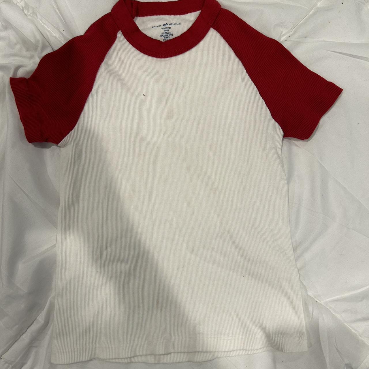 brandy melville baseball tee brandy brandymelville Depop