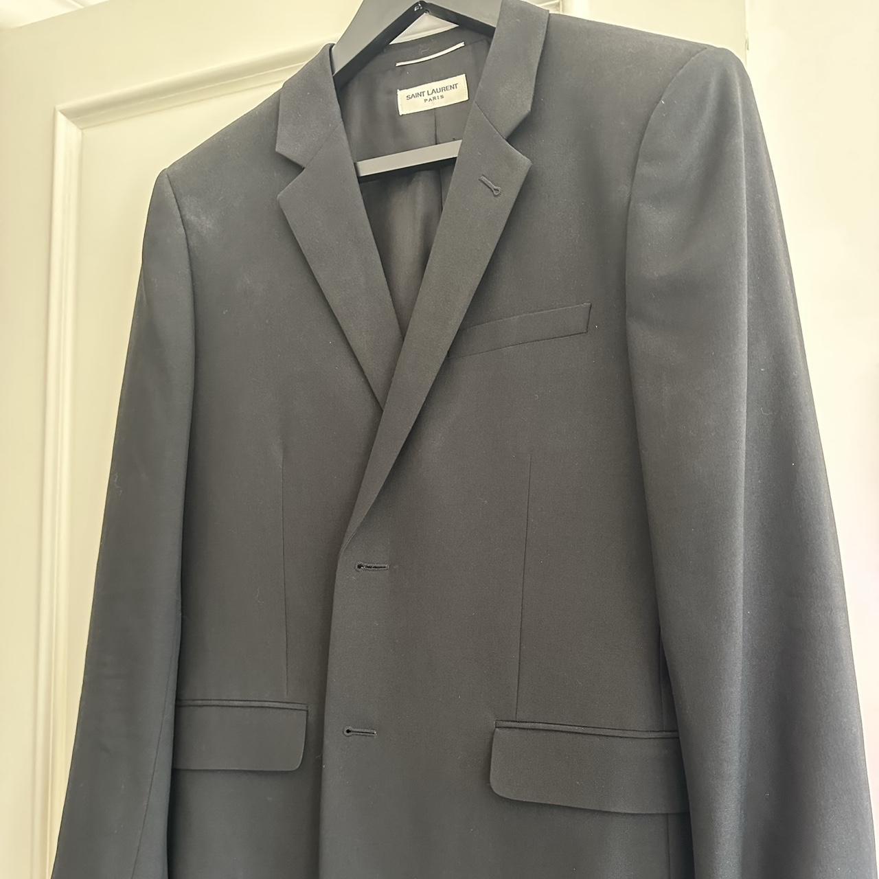 Men’s black Saint Laurent suit size 54 - Depop