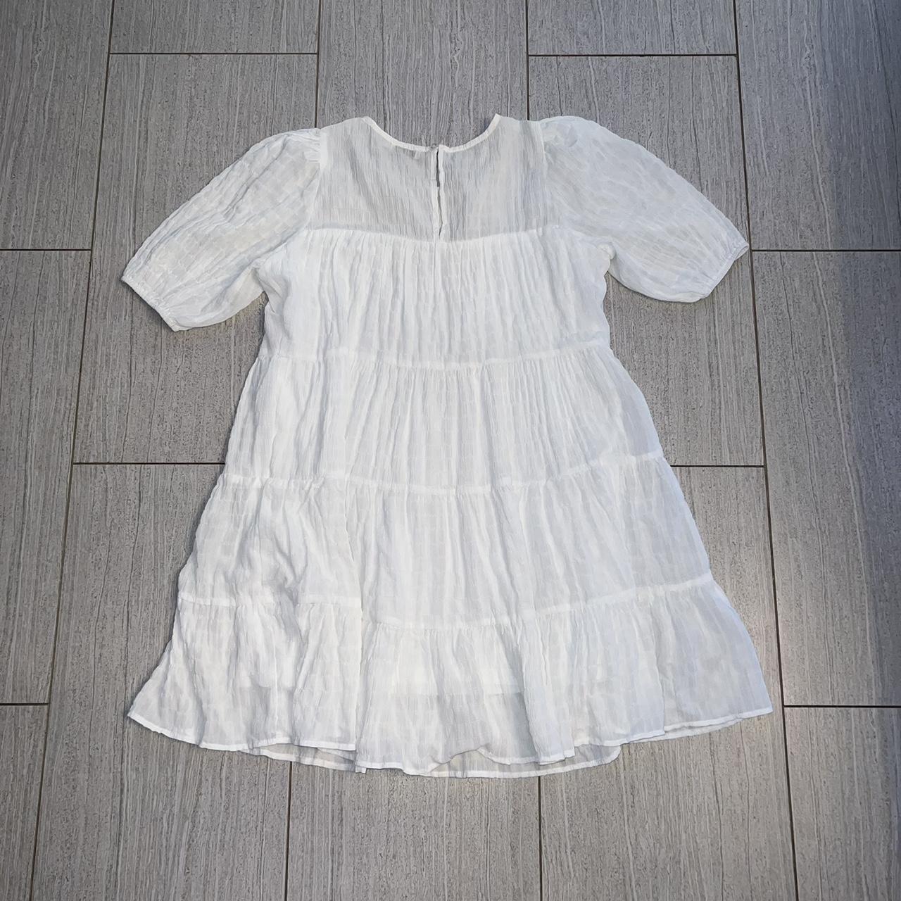 Vera & Lucy Women's White Dress | Depop