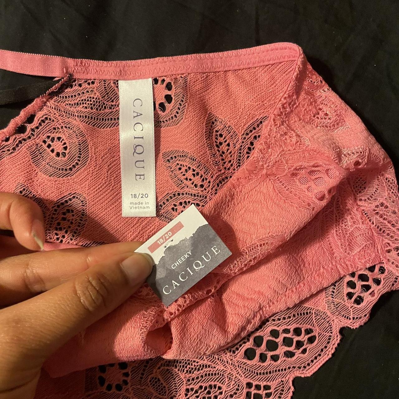 Lane Bryant Women's Pink Bra Depop