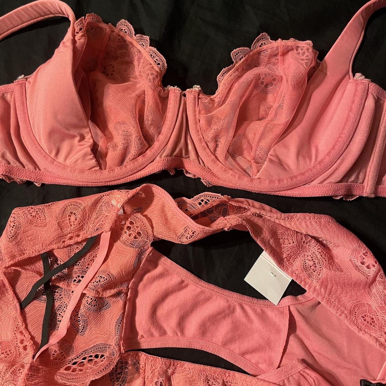 Lane Bryant Women S Pink Bra Depop