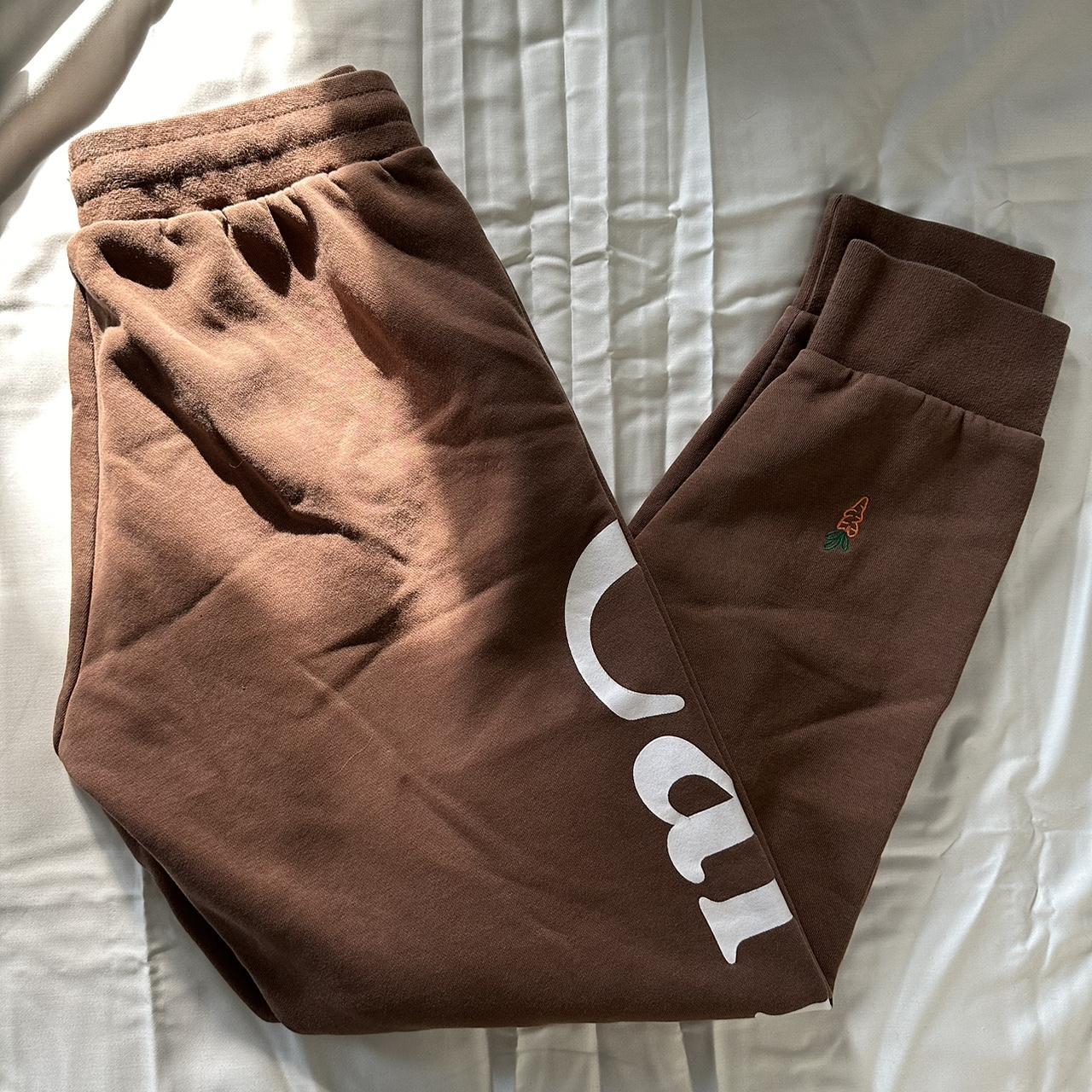 Anwar Carrots x crocs collab brown jogger... Depop