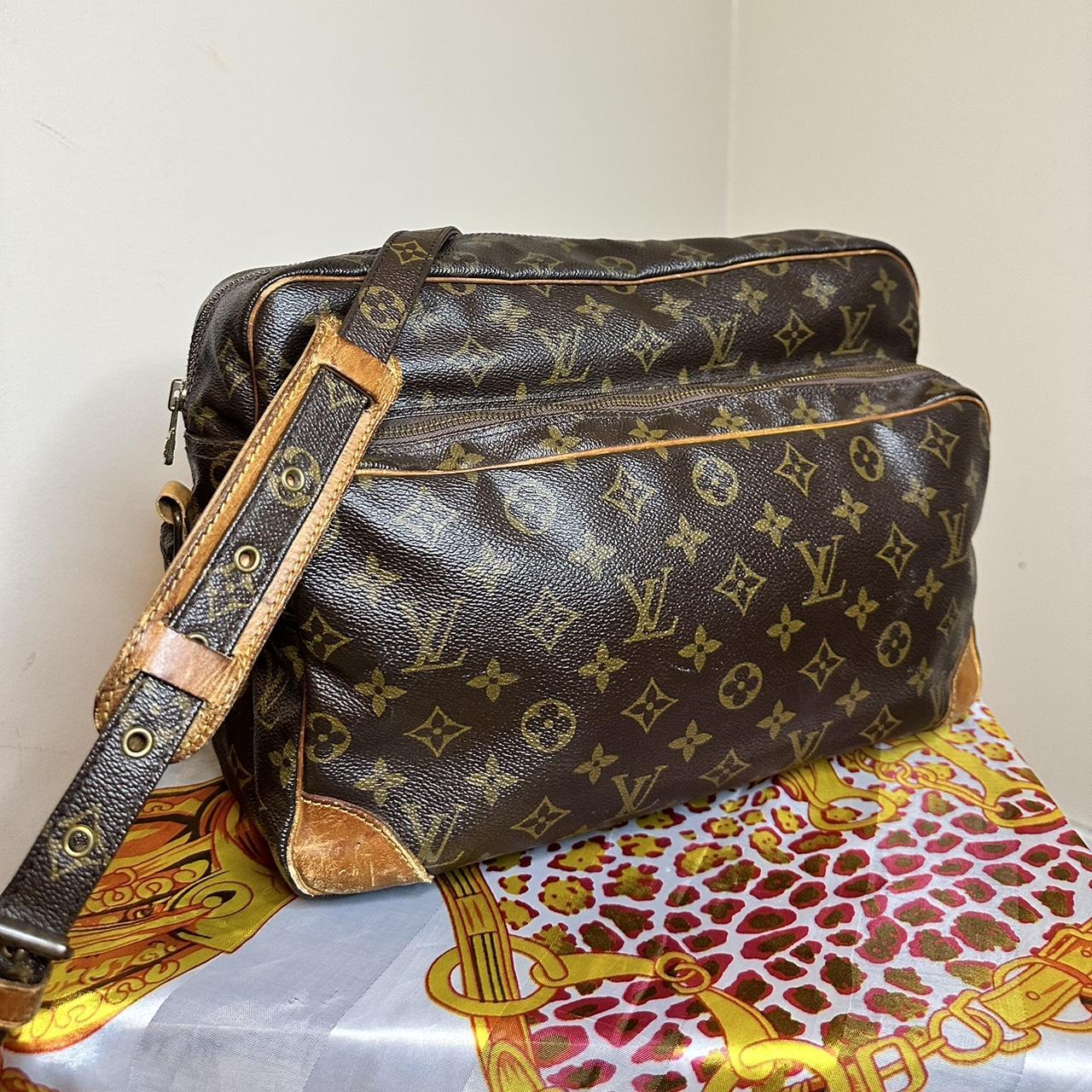 Vintage Louis Vuitton Bag Real! Some aging on the - Depop