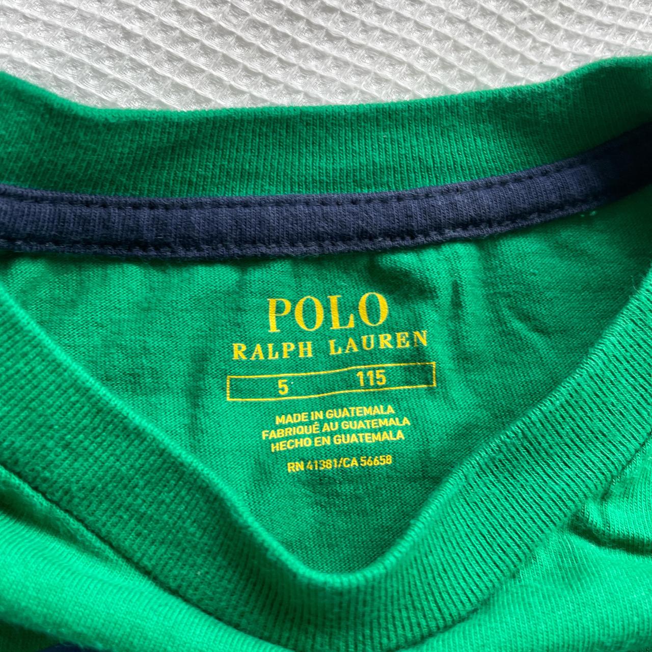 Kids polo Ralph Lauren tshirt Size kids 5... - Depop