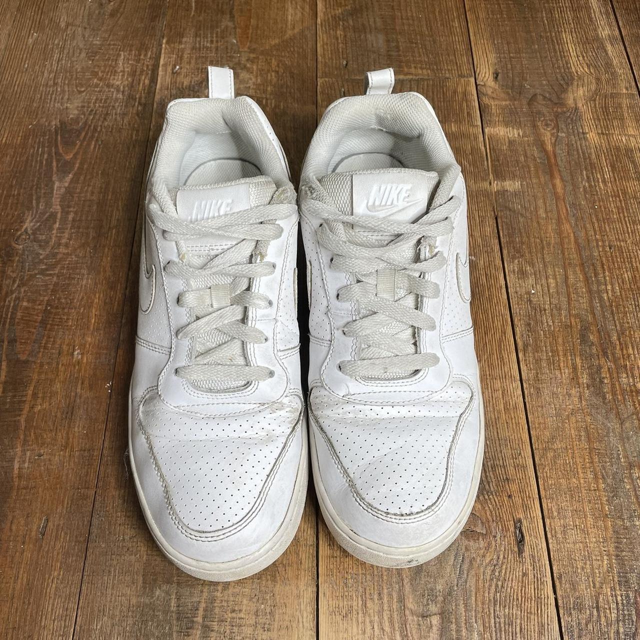 Nike Trainers Nike Court Borough Low Triple White... - Depop