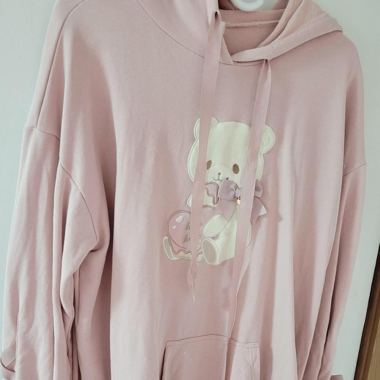 Liz Lisa teddy bear hoodie dress in pink op Brand: | Depop