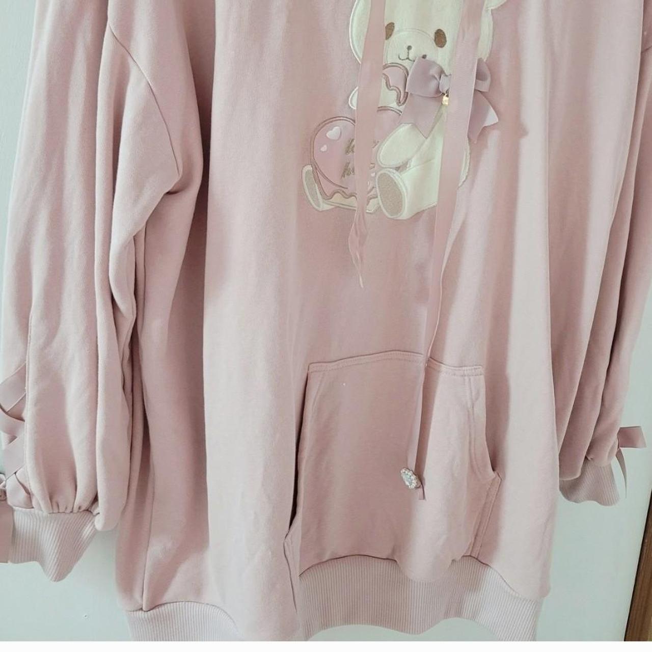 Liz Lisa teddy bear hoodie dress in pink op Brand: | Depop