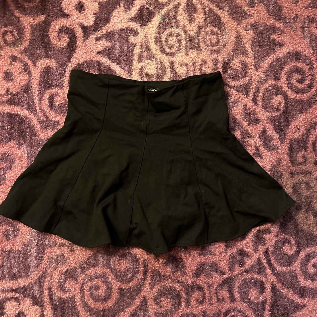fashion nova skirt -cute pleated skirt - size... - Depop