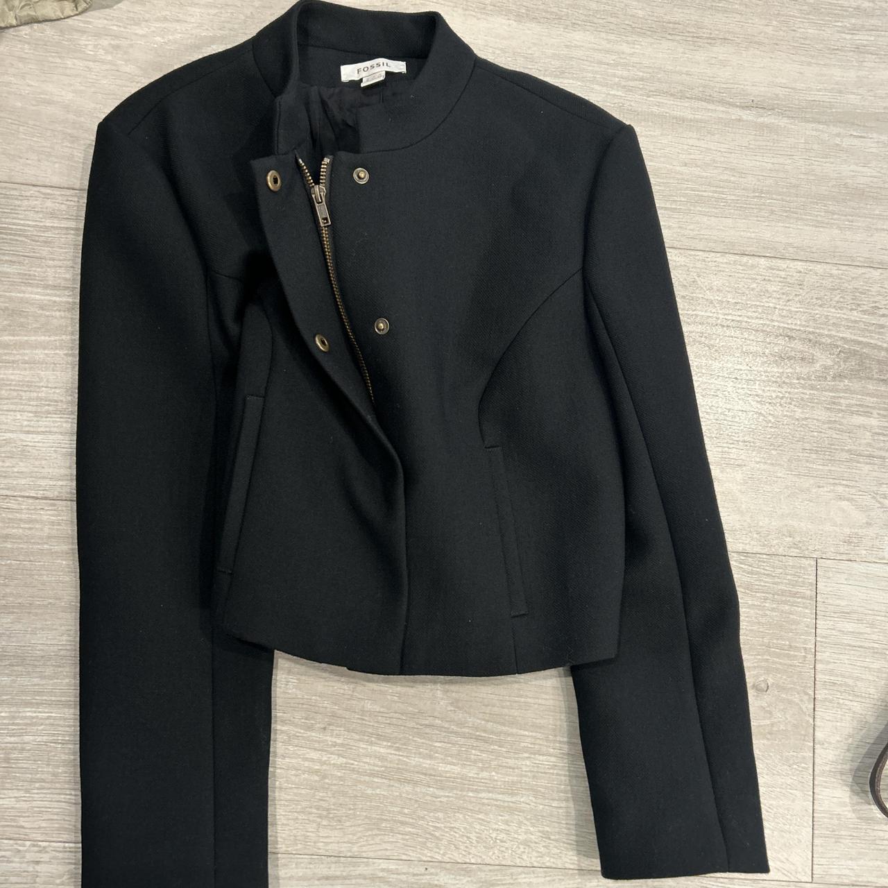 Fossil Women's Wool Jacket - Black - 8 – Fossil w… - image 4