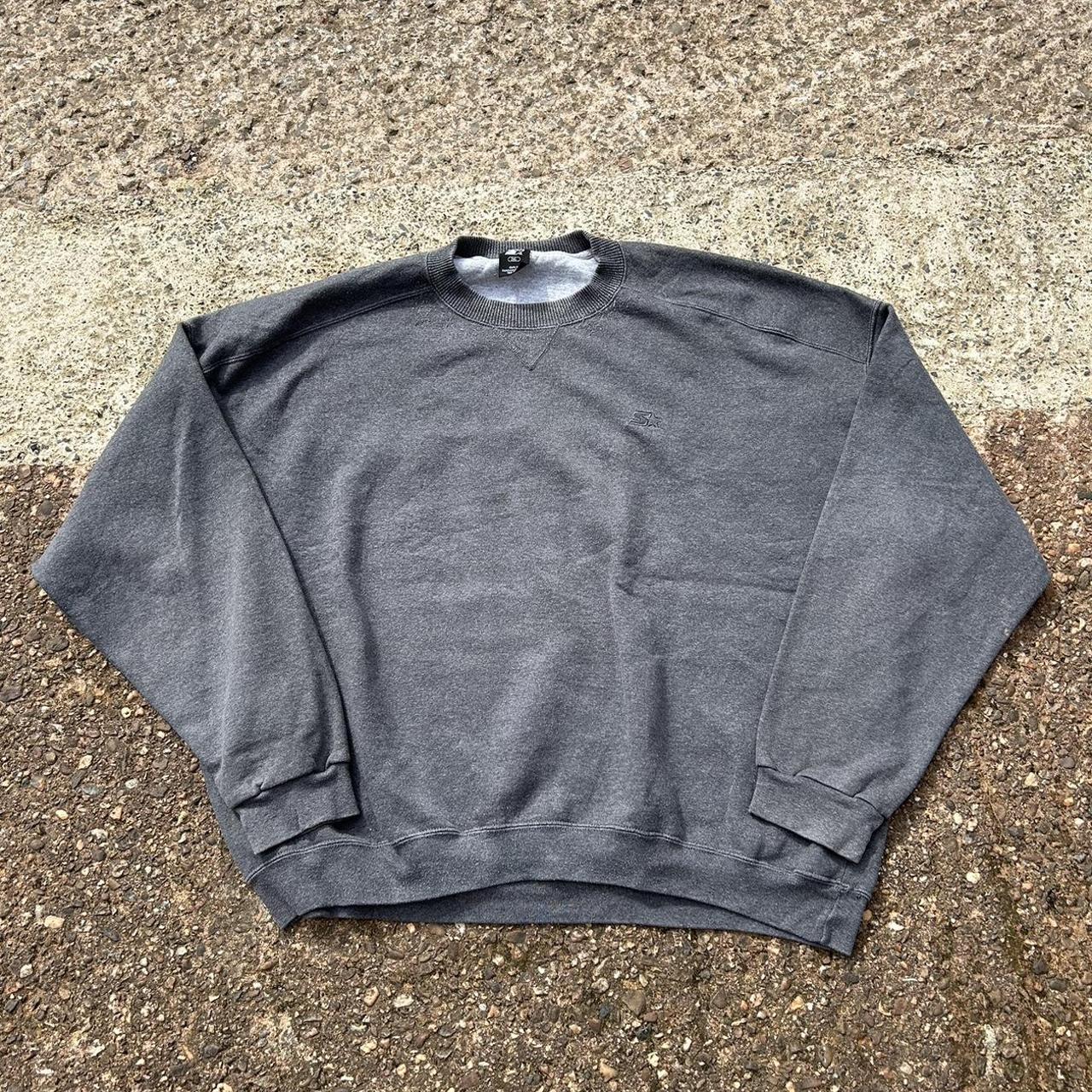 Starter dark grey Sweatshirt ️ Size - 2XL Pit to... - Depop