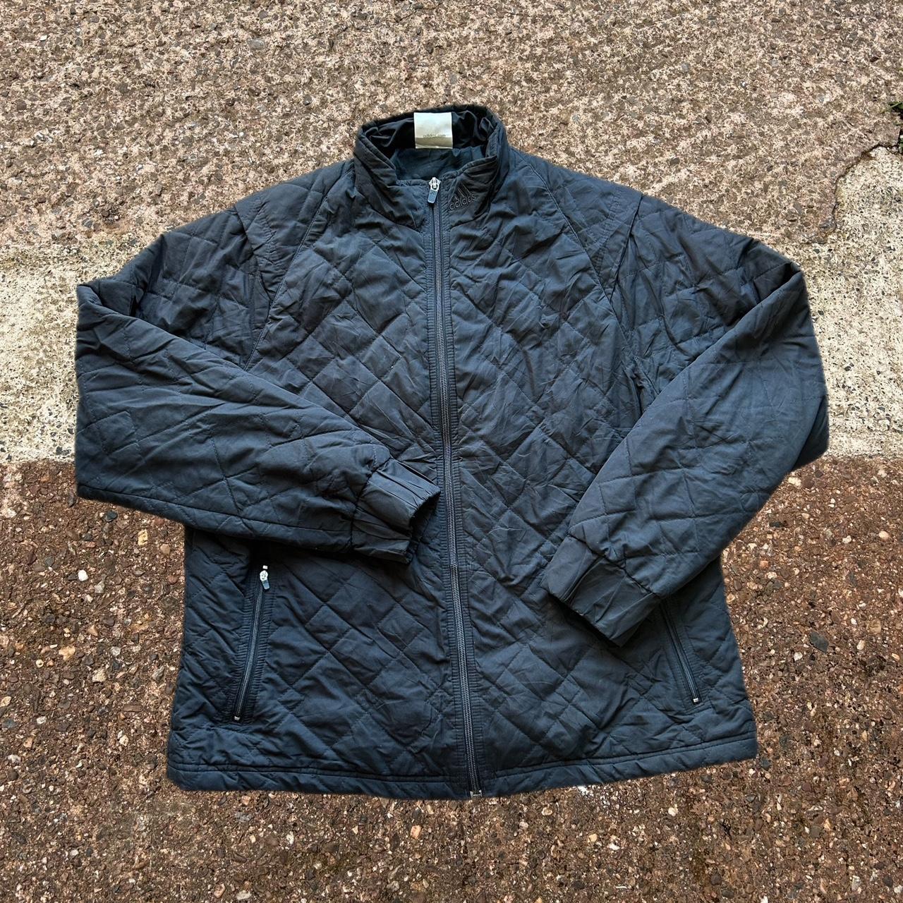 Adidas black Jacket 🥷🏽 Size - 22 / fits like medium... - Depop