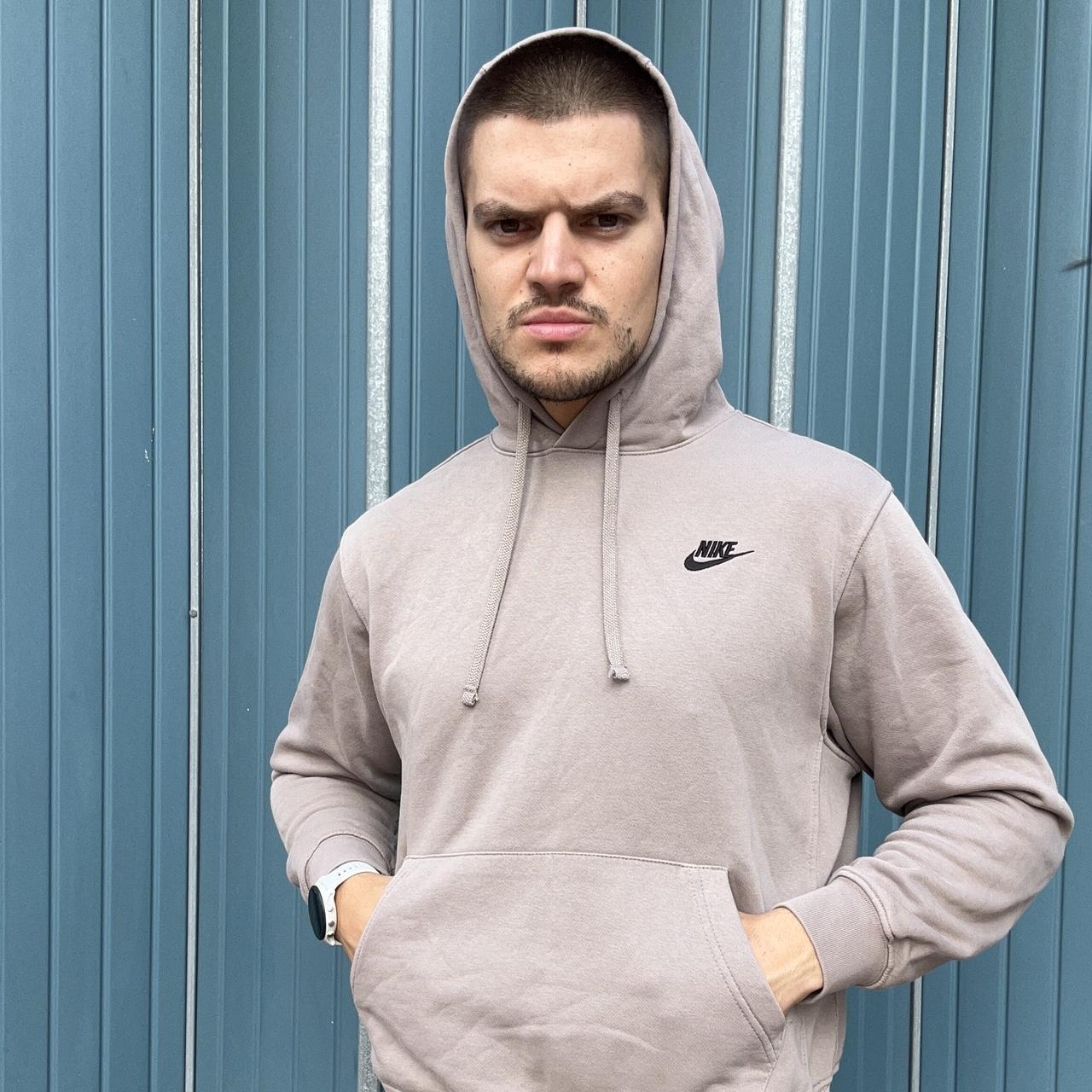 Nike hoodie stone sale