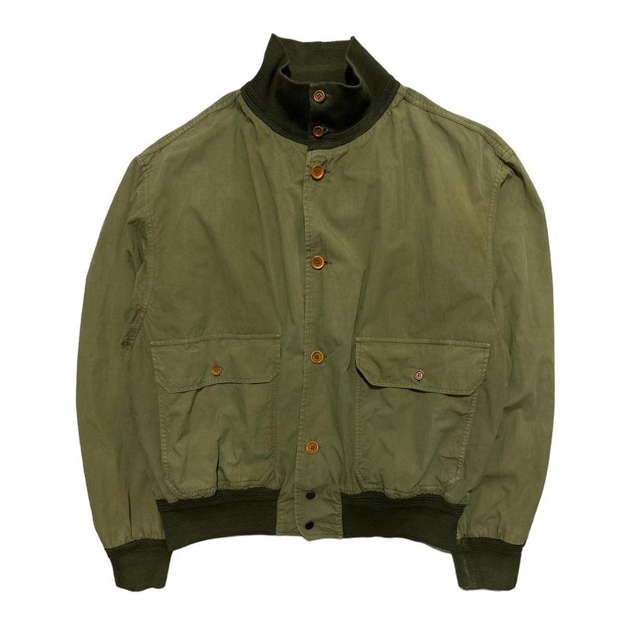 CP Company 1990 Olive Flight Harrington Jacket... - Depop