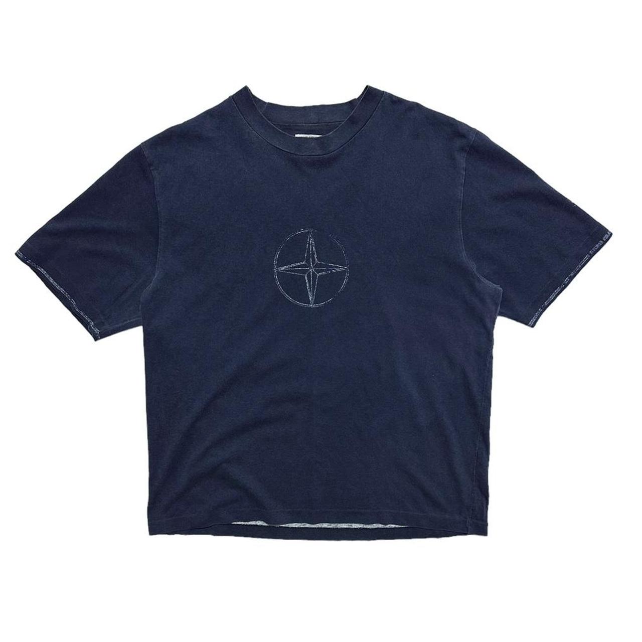 Stone Island Junior Compass Logo T-Shirt In Black Stone Island Junior - Foto 5