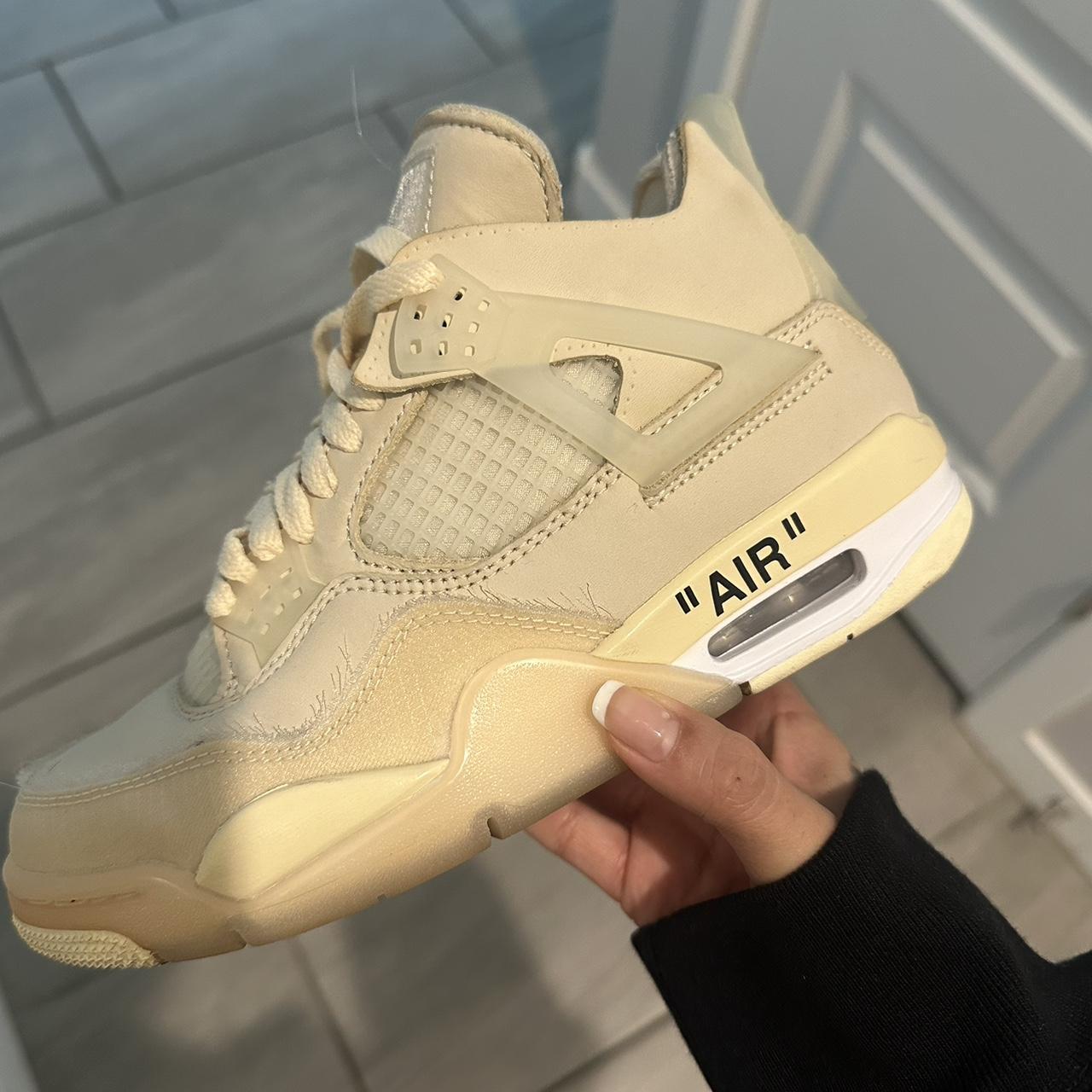 White and outlet tan jordan 4