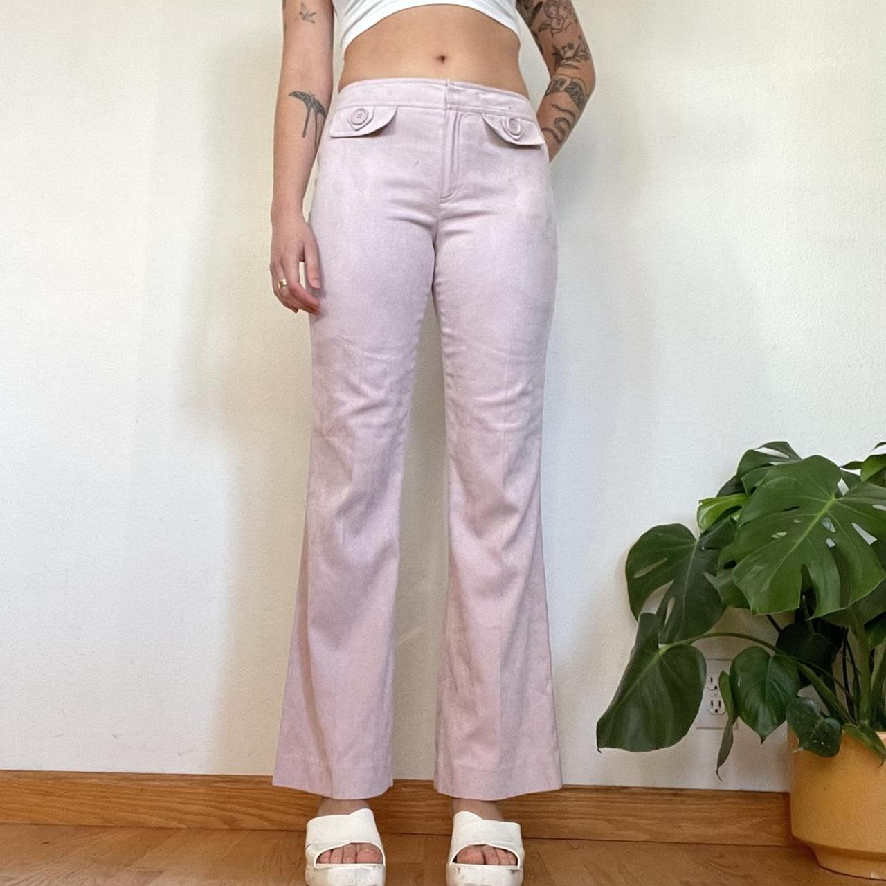 Next Women's Purple and Pink Trousers (4)
