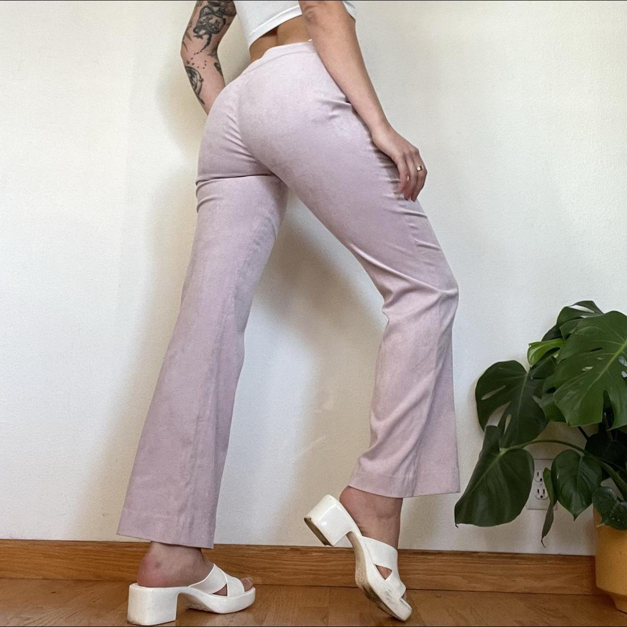 Next Women's Purple and Pink Trousers (2)