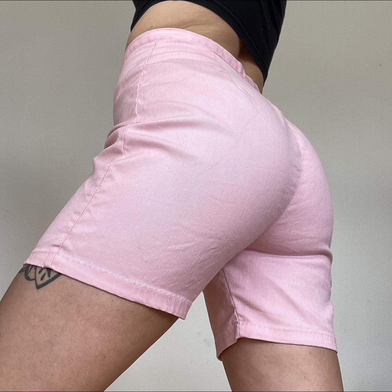 american-vintage-women-s-pink-shorts-depop