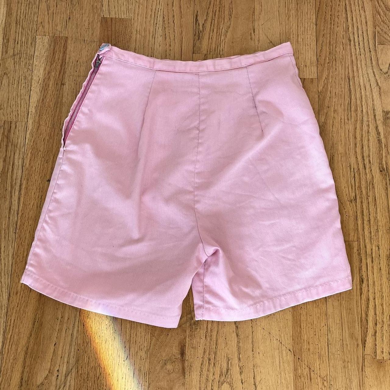 american-vintage-women-s-pink-shorts-depop