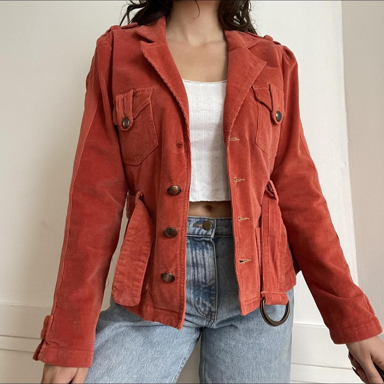 Burnt orange 2024 corduroy jacket