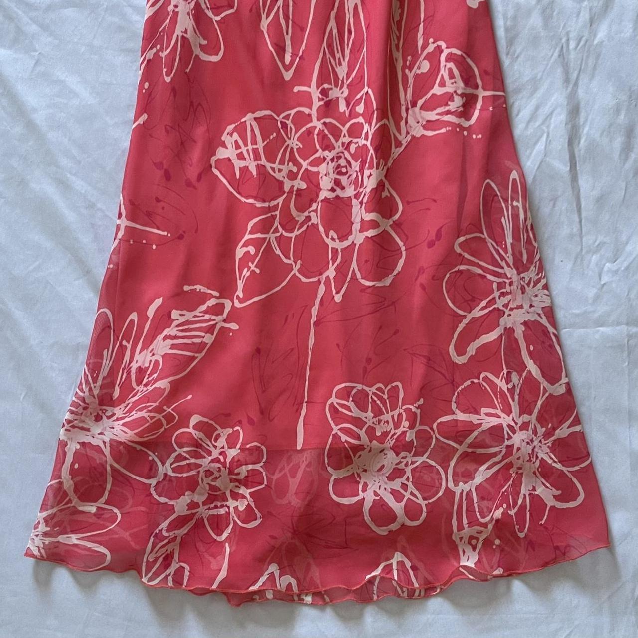 Floral maxi dress Has a lining underneath Ruffled... - Depop