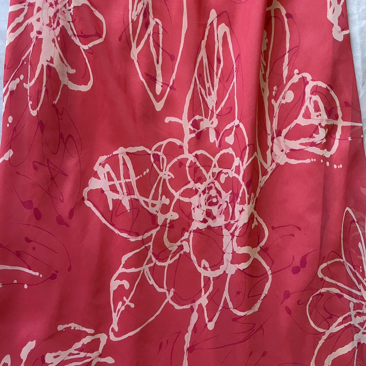 Floral maxi dress Has a lining underneath Ruffled... - Depop