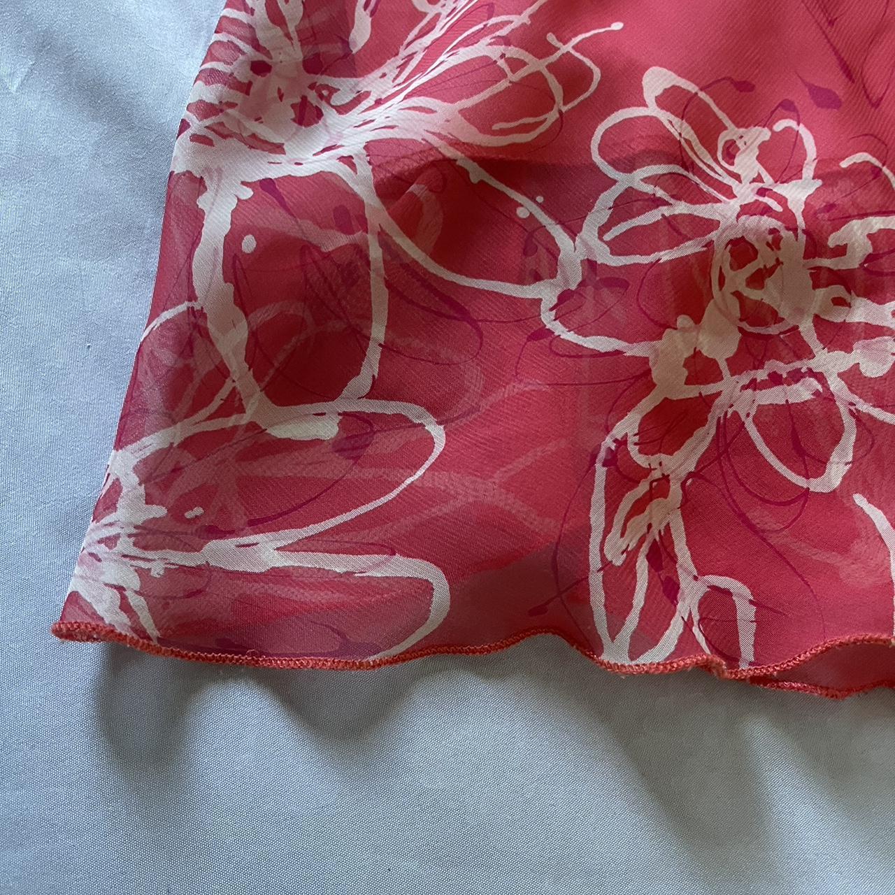 Floral maxi dress Has a lining underneath Ruffled... - Depop