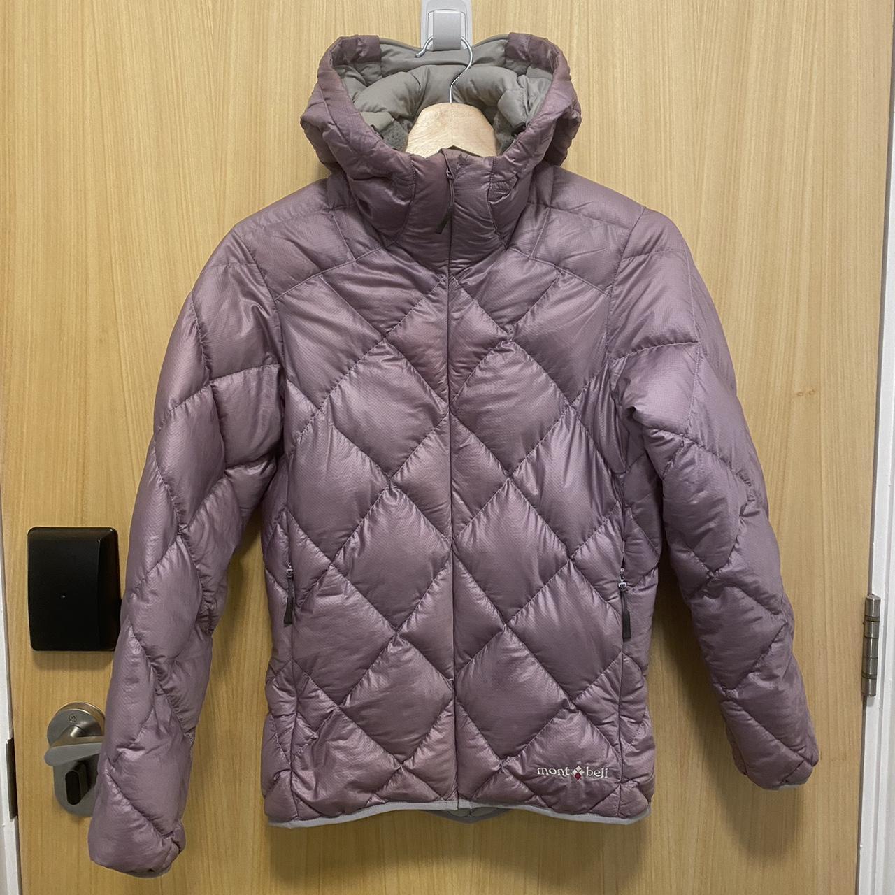 Pink Montbell Diamond Stitch Puffer Great condition... - Depop