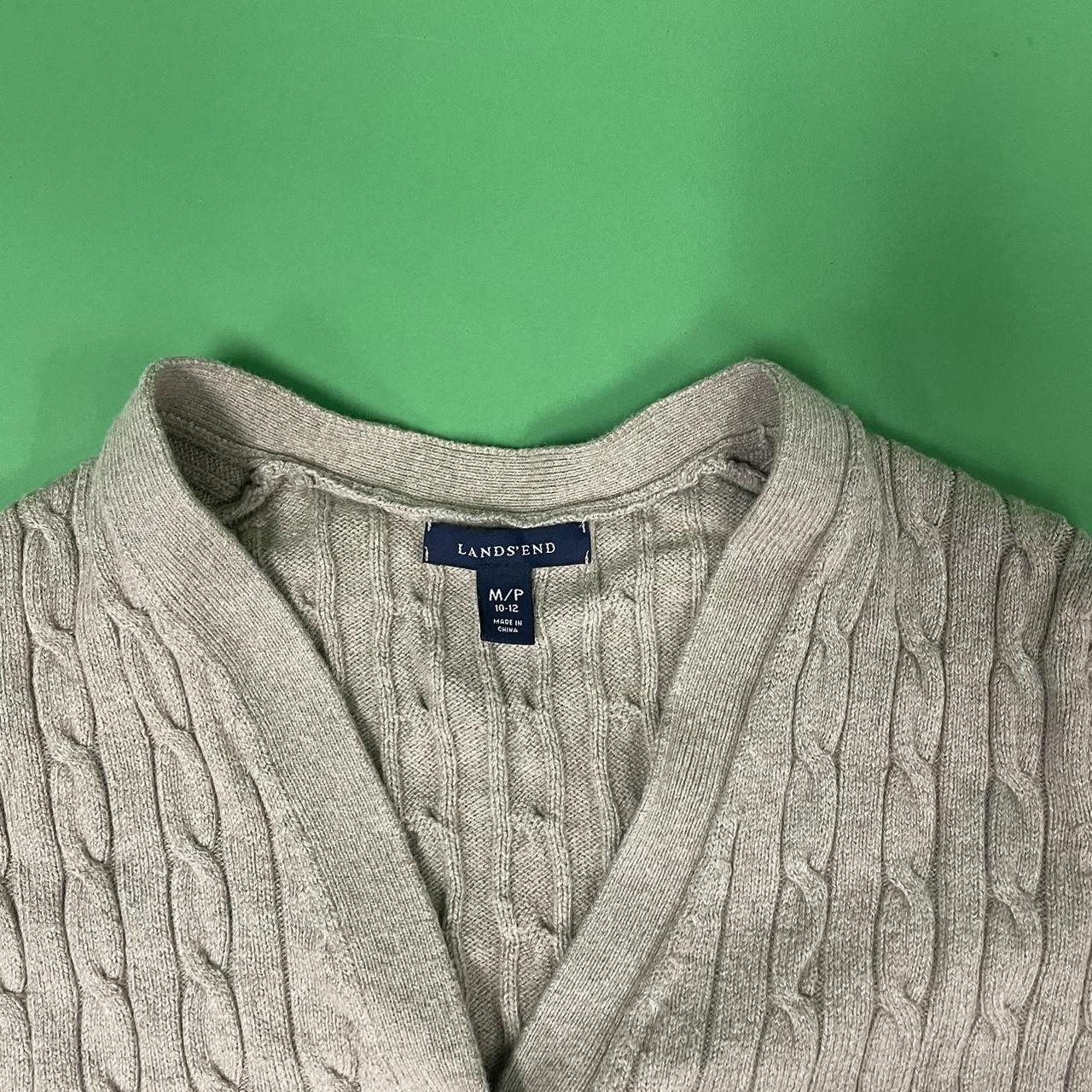 Lands' End Outfitters cotton modal cardigan - Depop