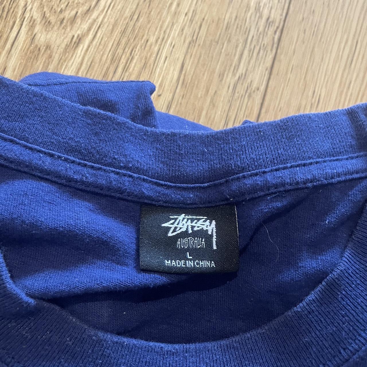 Stussy Australia blue tshirt. Loose fit and the | Depop