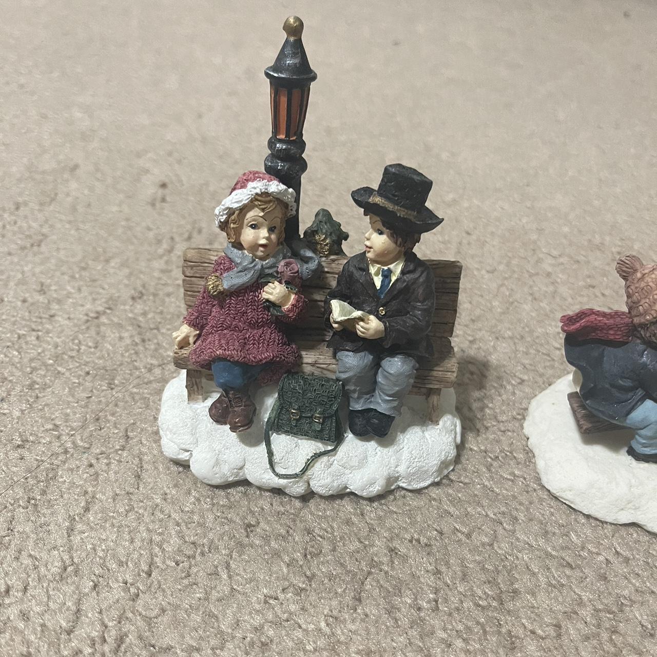 Set of Mervyns Village Square couples Christmas... Depop